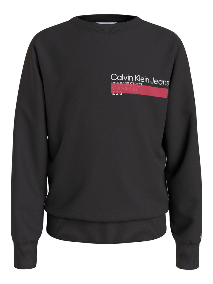 Hero mini logo crewneck sweatshirt kids