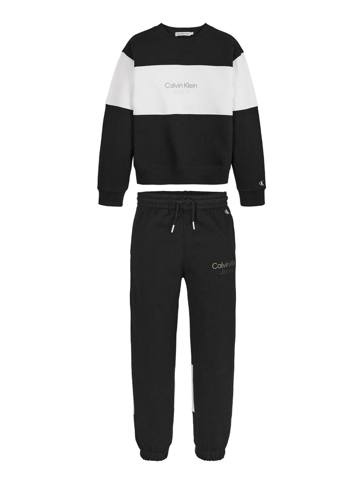 Tuta bambino color block