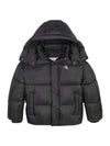 Calvin Klein piumino bambino nero con cappuccio