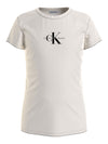 Micro monogram t-shirt girl short sleeve