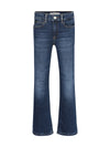 Dark blue stretch girls jeans