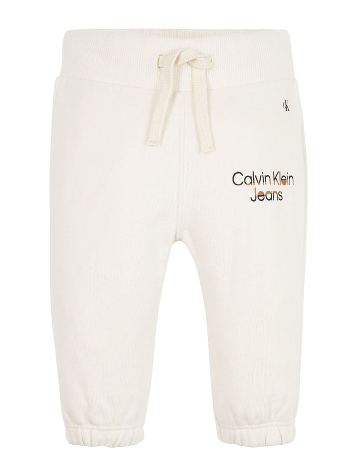 Baby tracksuit trousers cream