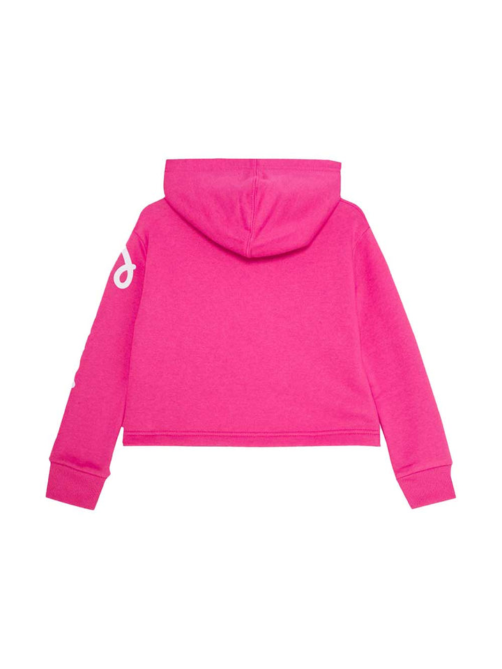 Converse felpa crop patch fuxia bambina