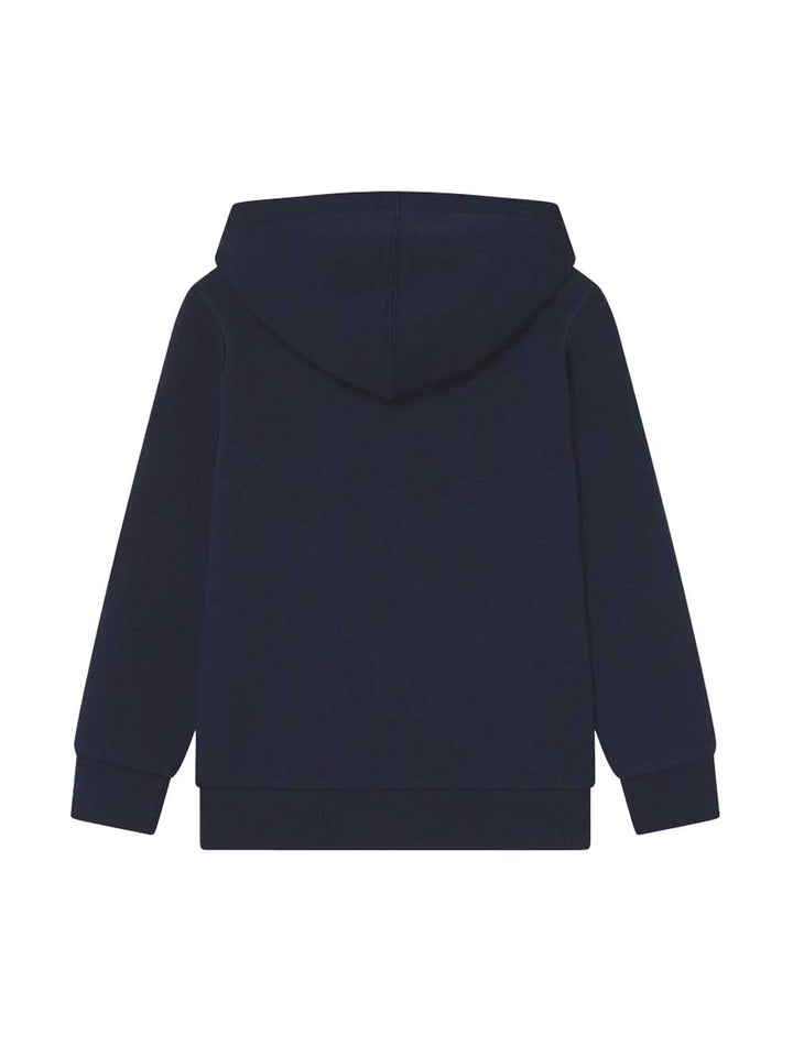 Converse full zip blue kids sweatshirt