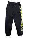Disclaimer kids green logo sweatpants