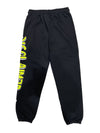 Disclaimer kids green logo sweatpants