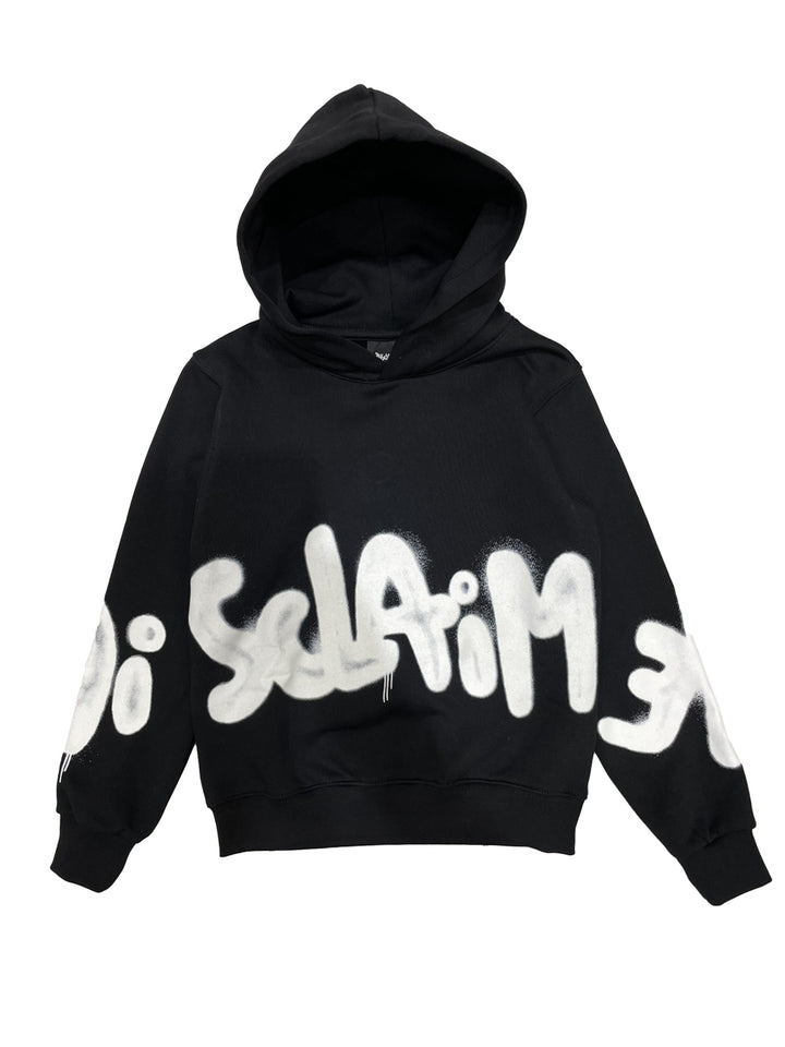 Disclaimer Kids sweatshirt child logo spray