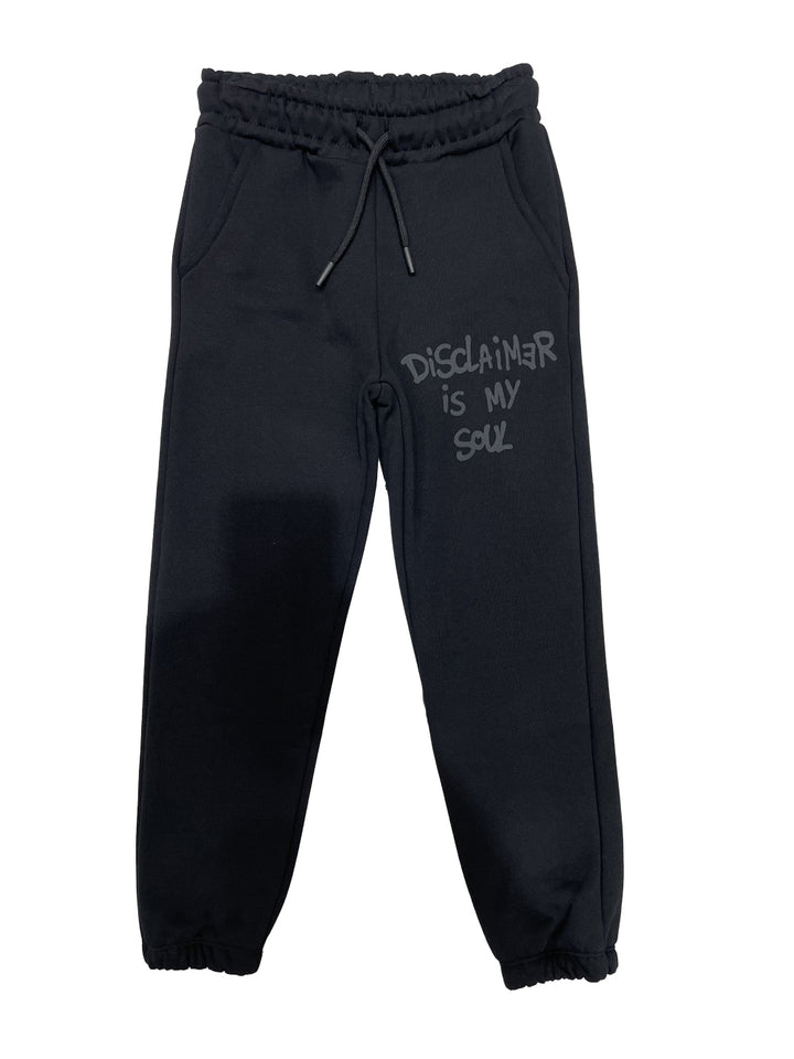 Disclaimer kids sweatpants tracksuit
