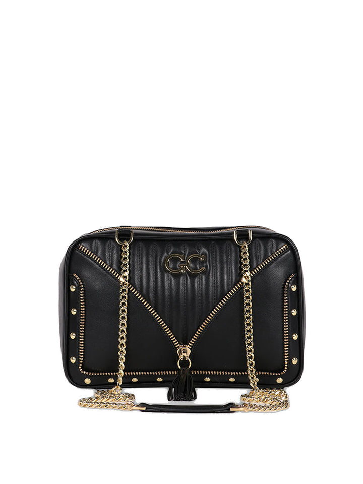 Gio Cellini Kylie Zip borsa a spalla donna nera