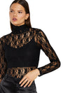 Maglia da Donna Manica Lunga in Pizzo Glamorous