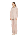 Glamorous camicia velluto donna blush cord