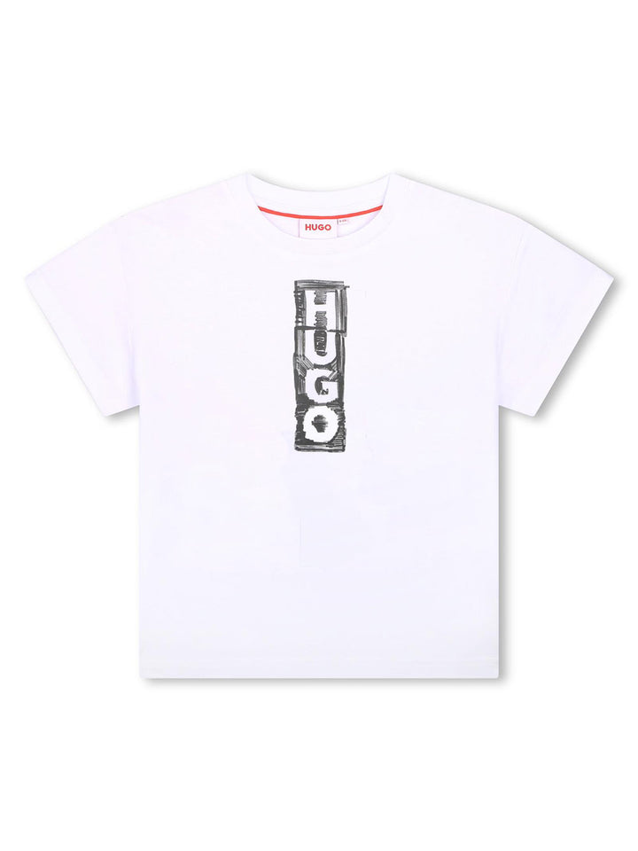 Hugo kids t-shirt vertical logo
