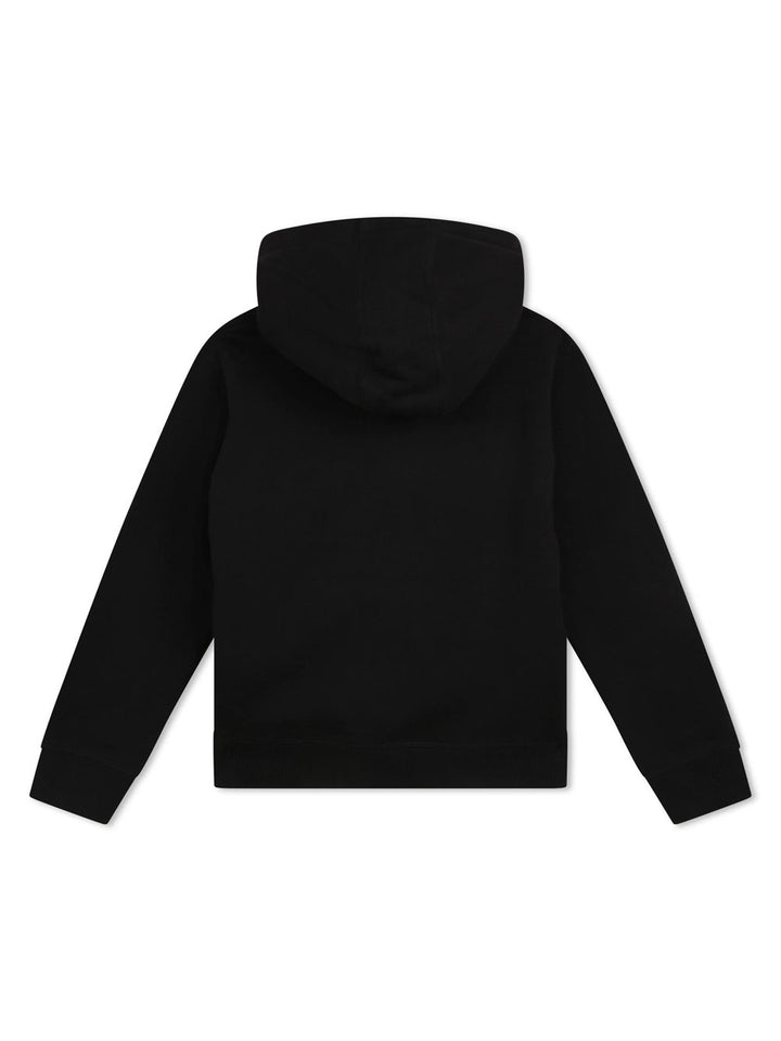 Hugo black hoodie kids sweatshirt