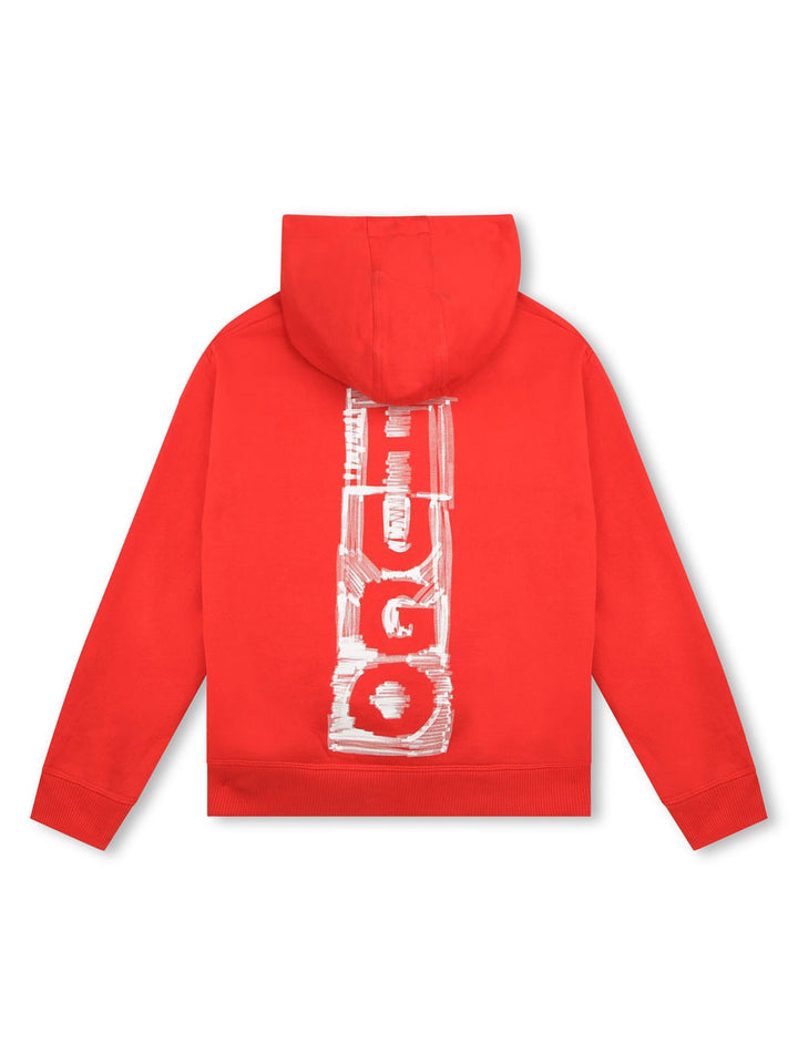 Hugo red hoodie for kids
