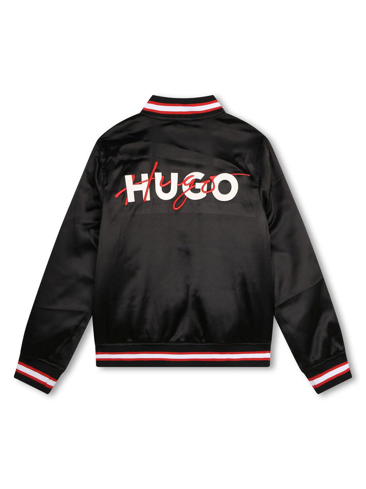 Hugo giubbotto bomber bambino nero