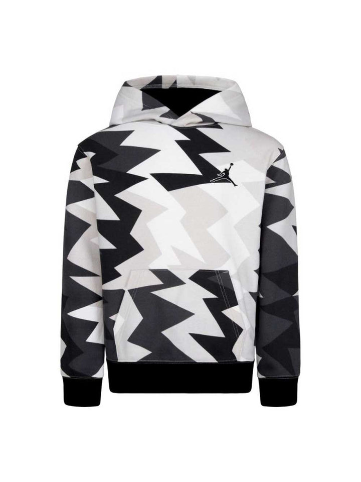Jordan felpa bambino con cappuccio militare