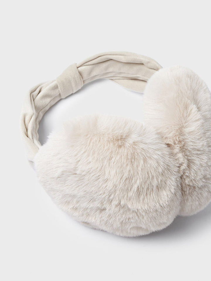 Mayoral cuffia paraorecchie bambina beige