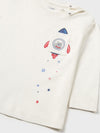 Mayoral t-shirt bimbo stampa razzo