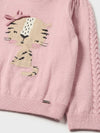 Mayoral pullover bimba jaquard stampato