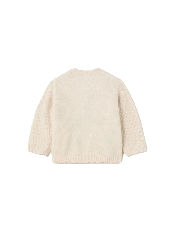 Mayoral baby jacket beige embroidery