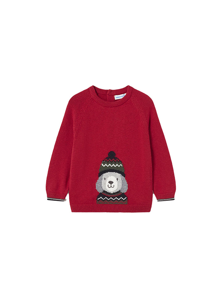 Mayoral pullover bimbo stampato natalizio