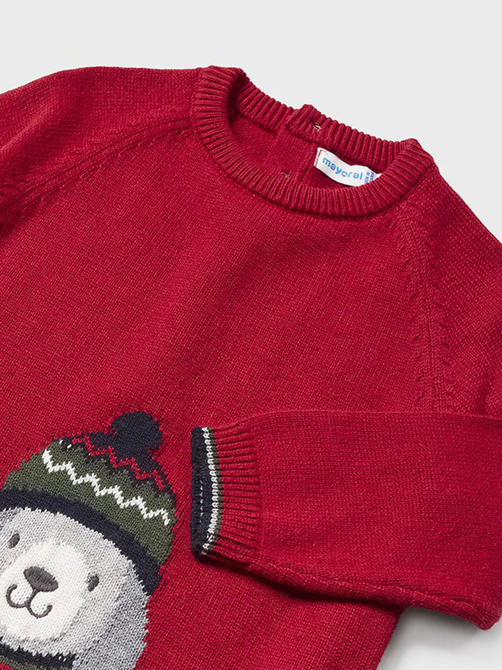 Mayoral pullover bimbo stampato natalizio