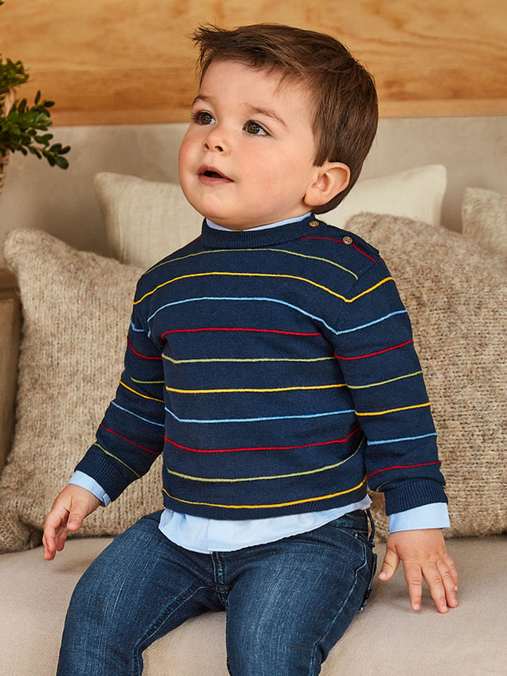 Mayoral pullover bimbo fantasia righe