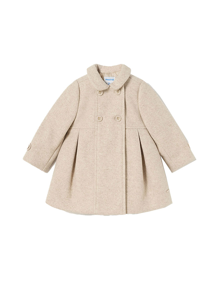 Mayoral cappotto panno bambina beige
