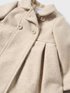 Mayoral cappotto panno bambina beige