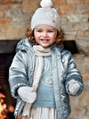 Mayoral piumino bambina cappuccio polvere