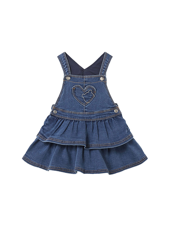 Mayoral salopette gonna bimba denim