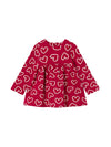 Mayoral vestito bambina rosso stampato