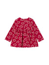 Mayoral vestito bambina rosso stampato