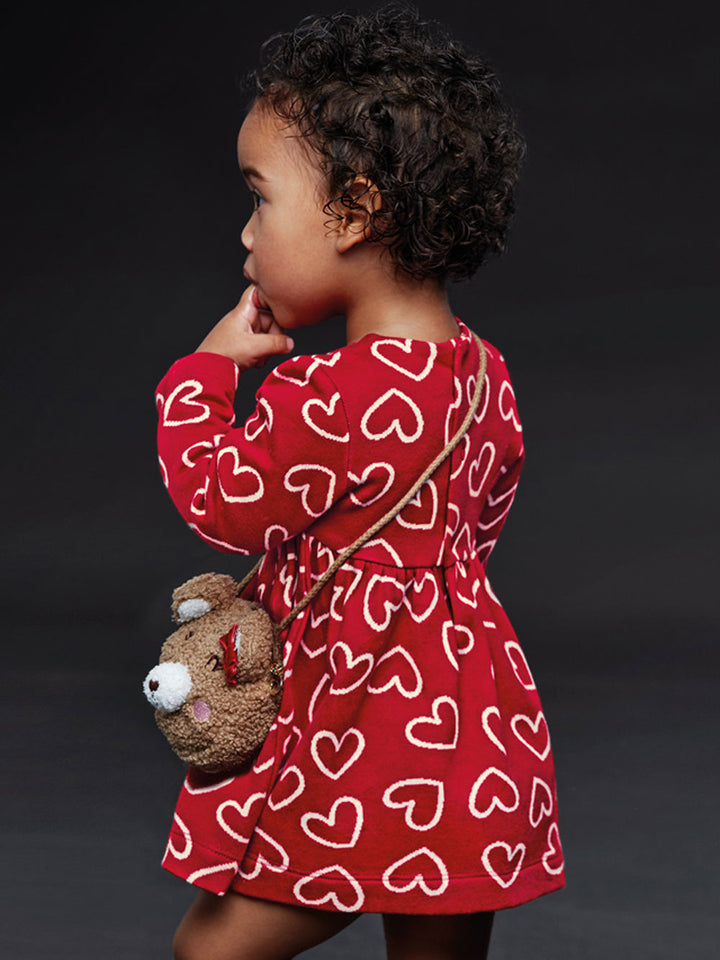 Mayoral vestito bambina rosso stampato