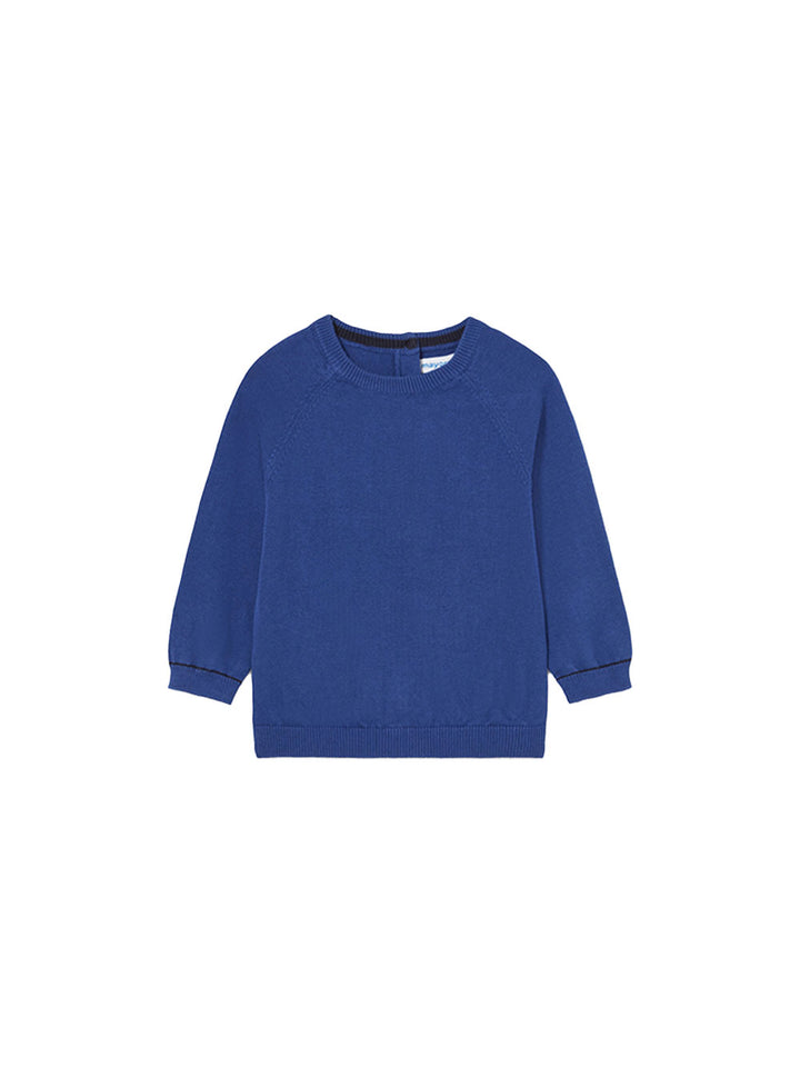 Mayoral pullover bambino blu cotone sostenibile