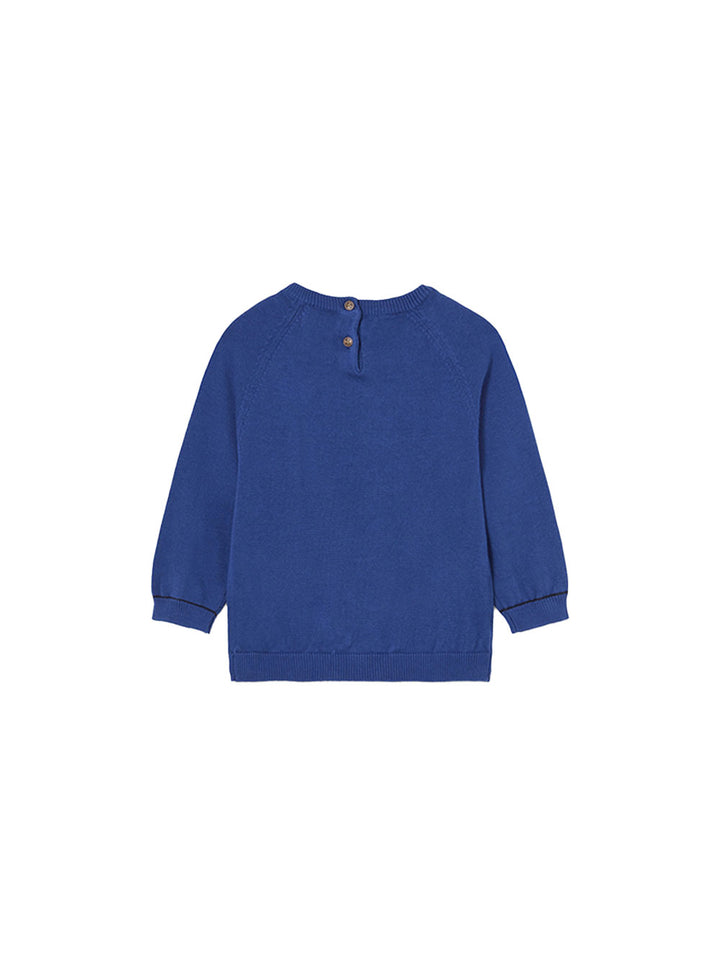 Mayoral pullover bambino blu cotone sostenibile