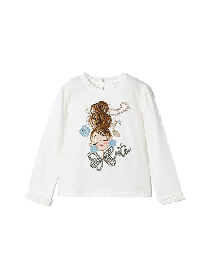 Mayoral maglietta da bambina stampata