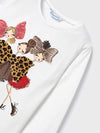 Mayoral t-shirt bambina stampa fiocco