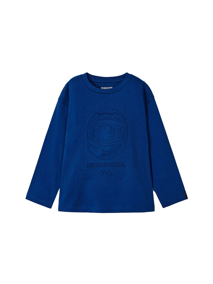 Mayoral maglietta manica lunga bambino blu