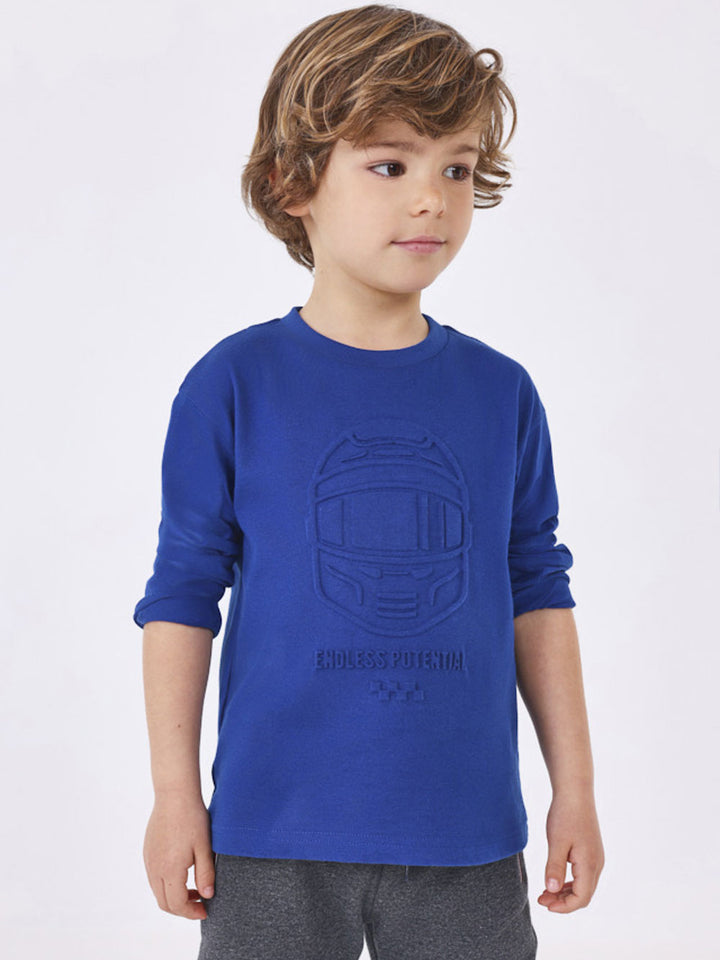 Mayoral maglietta manica lunga bambino blu