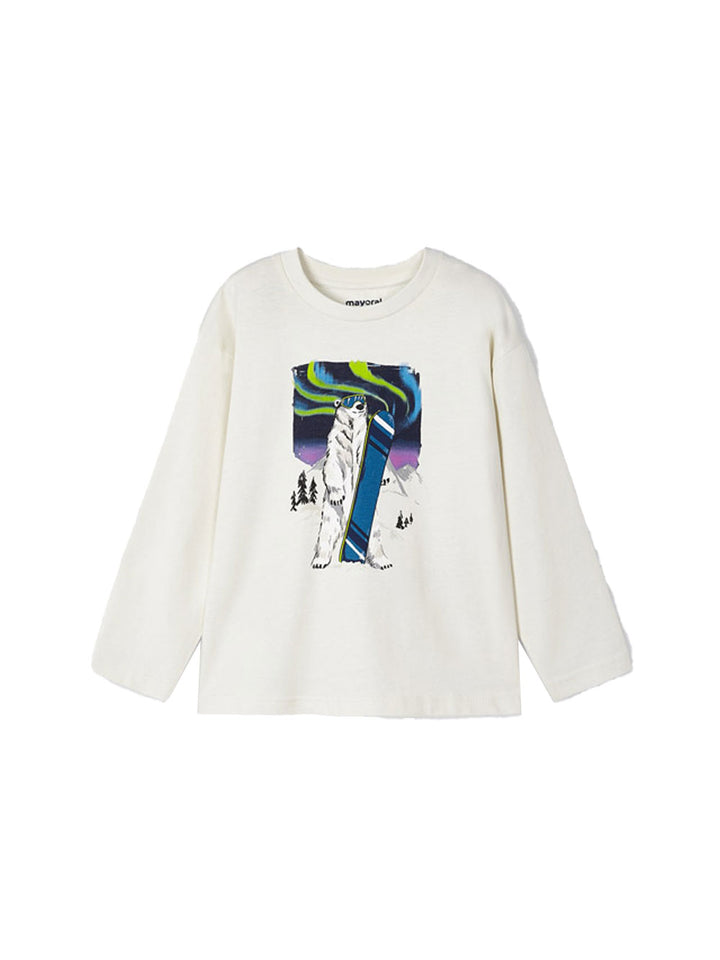 Mayoral t-shirt bambino orso snow