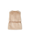 Mayoral gilet pelliccia bambina beige