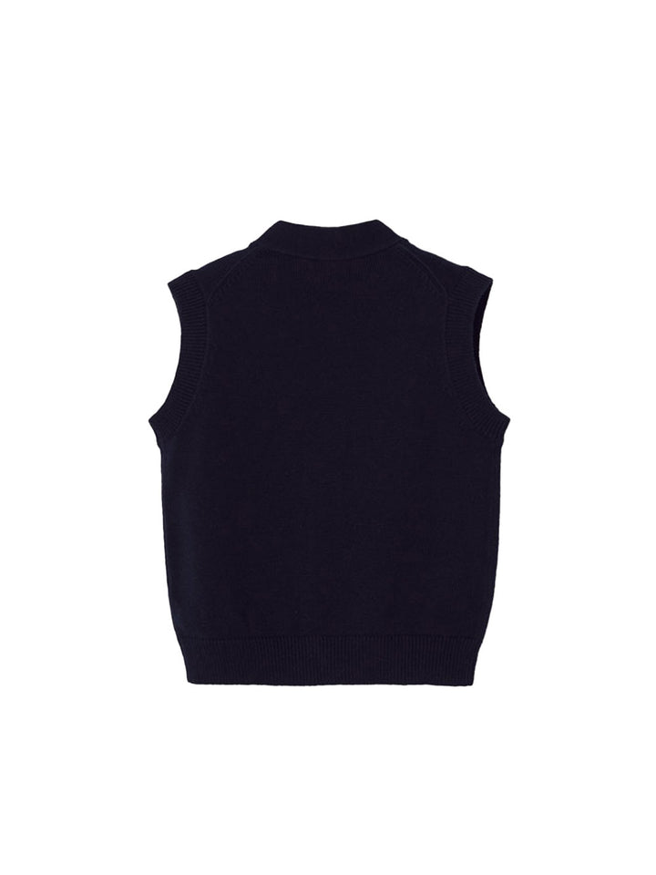 Mayoral gilet tricot bambino blu