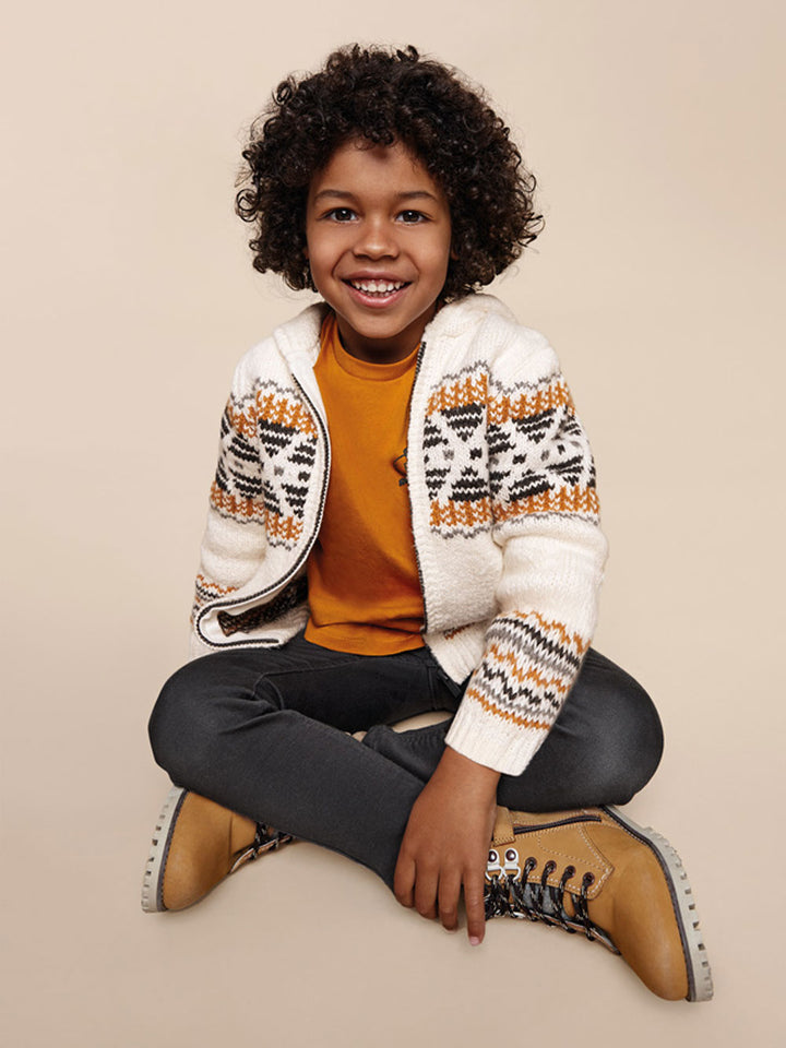 Mayoral cardigan children hood