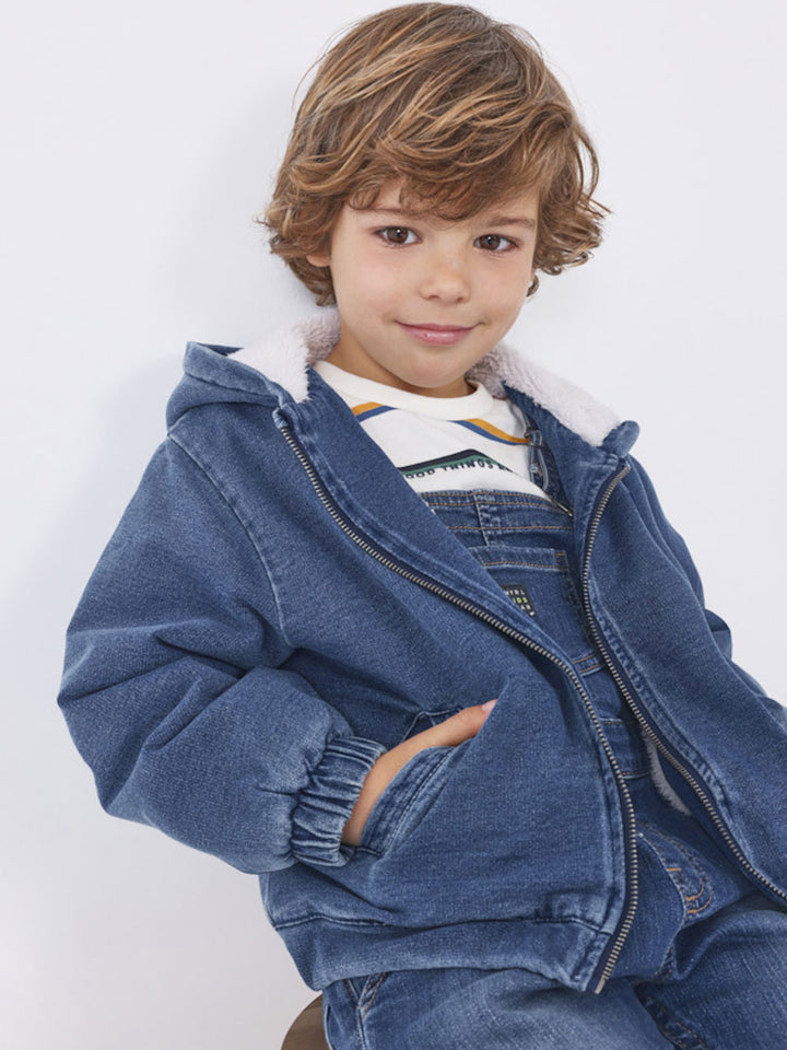 Mayoral giacca jeans bambino imbottita