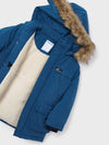 Mayoral parka bambino cappuccio pelliccia