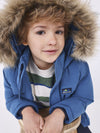 Mayoral parka bambino cappuccio pelliccia