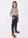 Mayoral jeans for girls high waist with belt