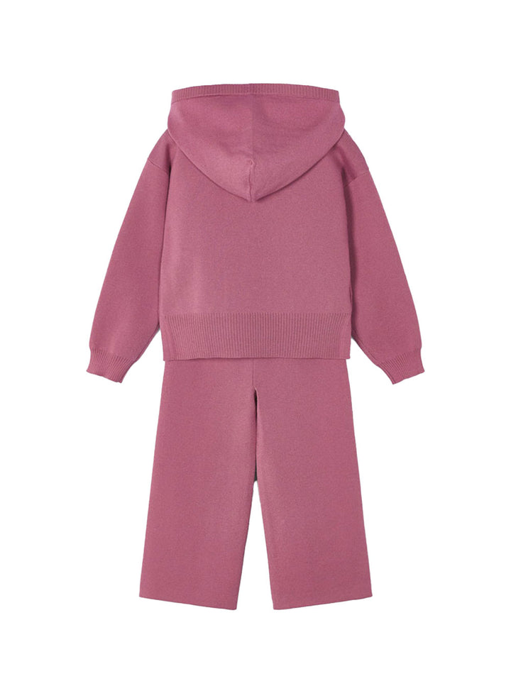 Mayoral completo bambina in tricot orchidea