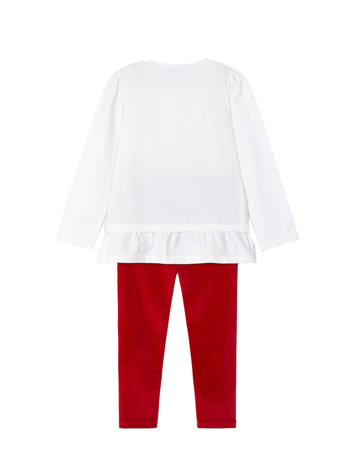 Mayoral completo leggings bambina in ciniglia